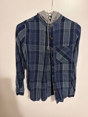Hooded western shirt
